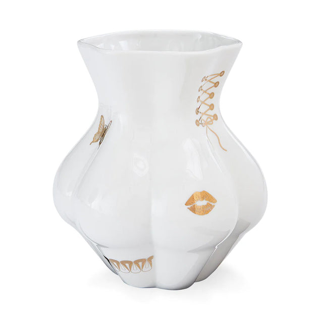 Hvit Gilded Muse Kiki`s Derriere Vase