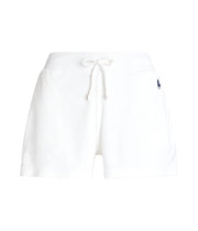 Hvit Drawstring Terry shorts