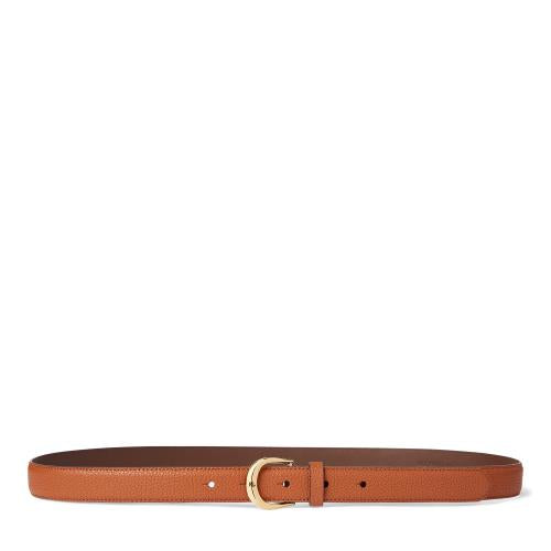 Cognac Vachetta Leather belt