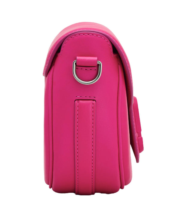 Hot Pink The Small Saddle Bag