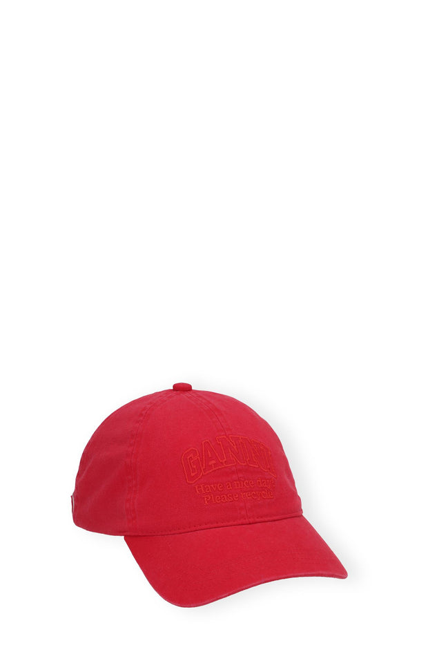 Rød Cap Hat Patch