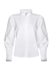 Hvit Nirva Poplin blouse