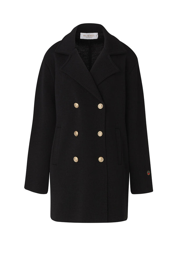 Sort Romaine coat