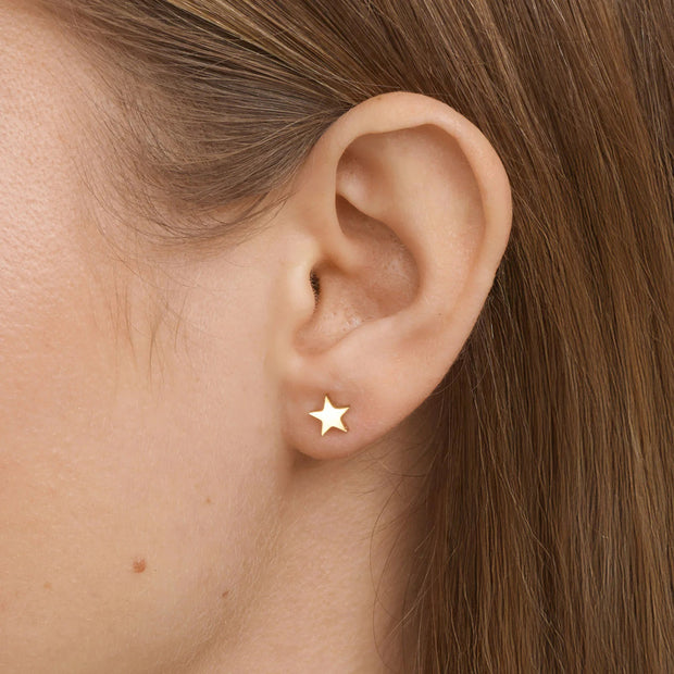 Grave Star Mini Stud Earrings