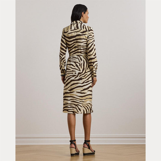 Zebra-Print shirt dress - Stilshoppen