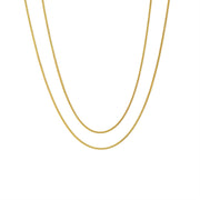 Silva Dobule Snake Chain Necklace