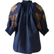 Mørkeblå Madisyn blouse