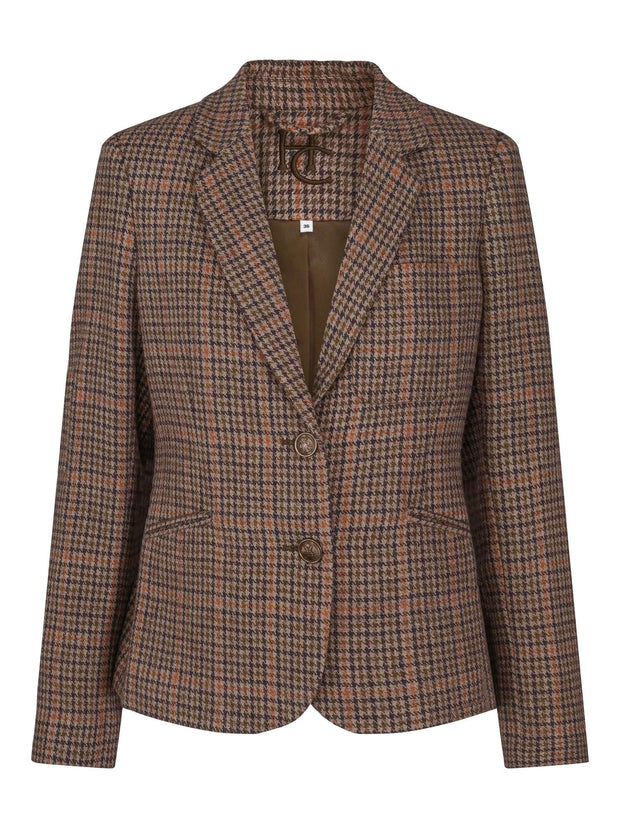 Checked Wool Blazer