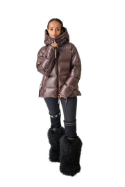 Brun Matt Erika Lux jacket