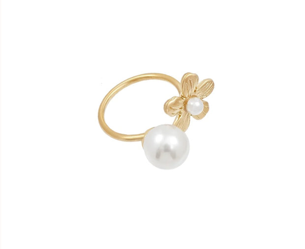 Gold Flower Ring - Stilshoppen