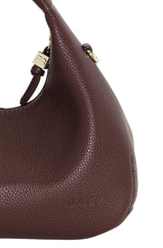 Brun Hobo Mini Grained - Stilshoppen