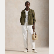 Olive Cotton Canvas Jacket - Stilshoppen