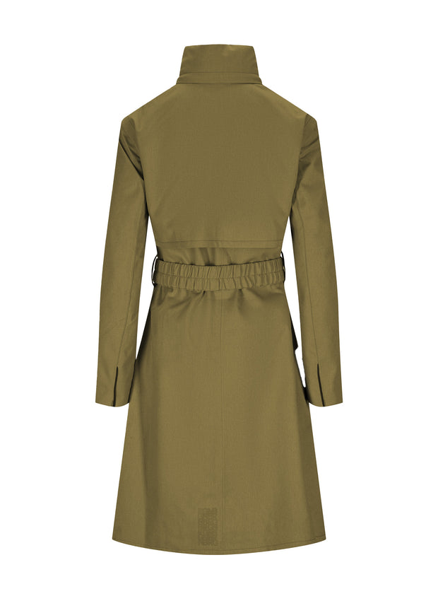 Lizard Green Skyet Coat - Stilshoppen