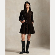 Brun Corduroy A-line dress