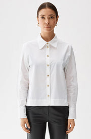 Hvit Noomi shirt - Stilshoppen