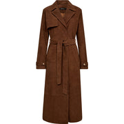 Cognac NaomiDep Trench Coat - Stilshoppen