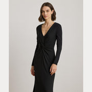 Black Long Nadira Gown Dress