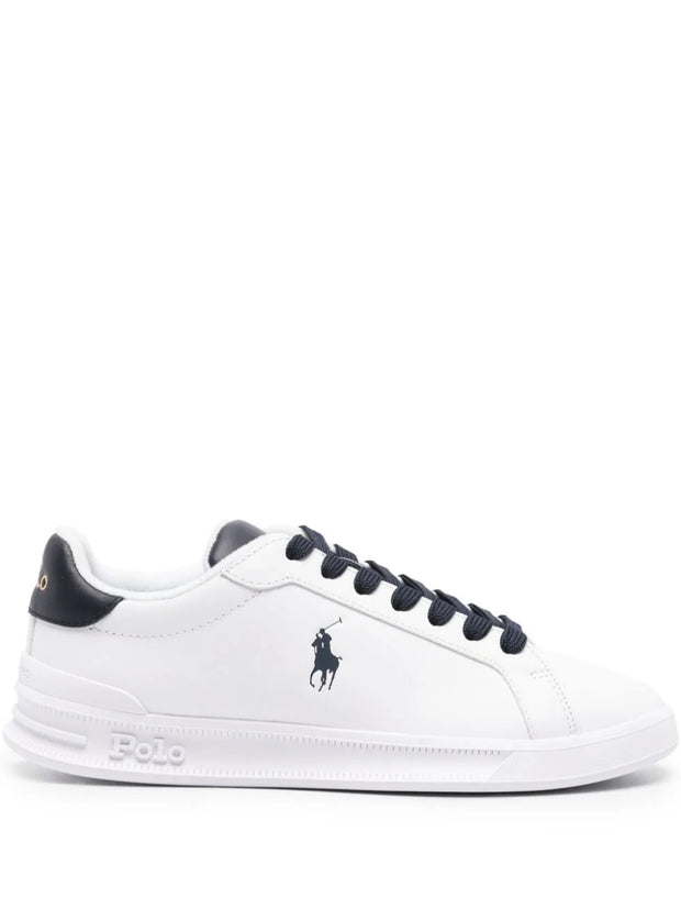 Hvite Pony leather sneakers - Stilshoppen