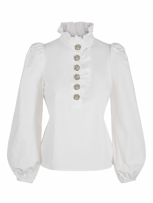 White Sally Blouse