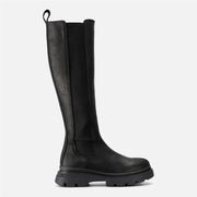 Sort Slim High Boots - Stilshoppen