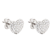 Sølv/Crystal Daisy Pave Earrings