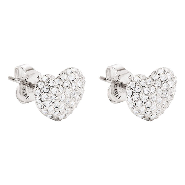 Sølv/Crystal Daisy Pave Earrings
