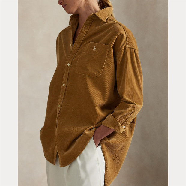 Tan Sport Shirt - Stilshoppen