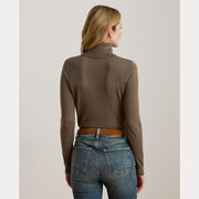 Taupe Zoey Long Pullover - Stilshoppen