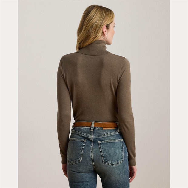 Taupe Zoey Long Pullover - Stilshoppen