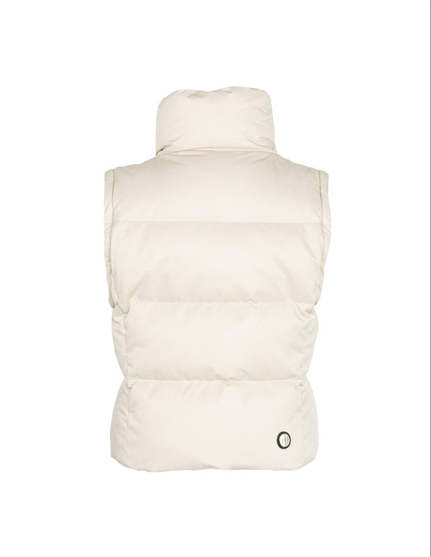 Beige Edda Down Jacket/Vest - Stilshoppen