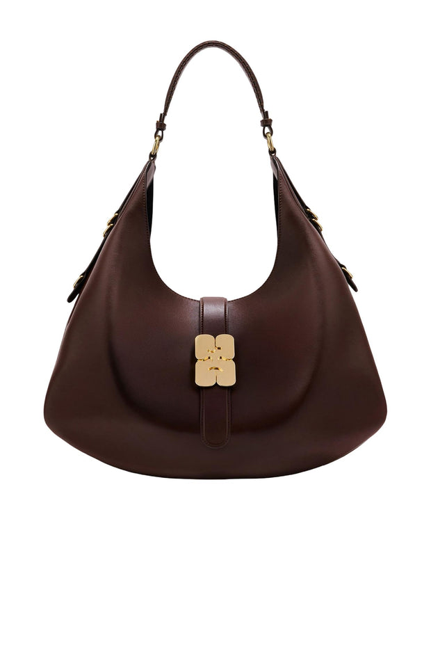 Brun Kat Large Gold Bag - Stilshoppen