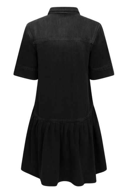 Sort Soft Rigid Denim Mini Dress