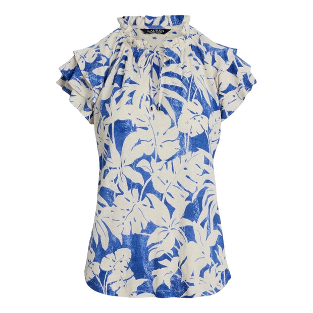 Palm print top - Stilshoppen