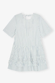 Stripe Cotton Mini Dress