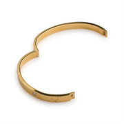 Gia Crystal Heart Bangle