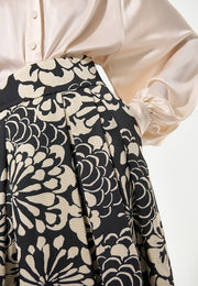 Sort/Offwhite AlbisDEA FLorana Skirt - Stilshoppen