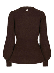 Brun Feminine Luxury Pullover - Stilshoppen