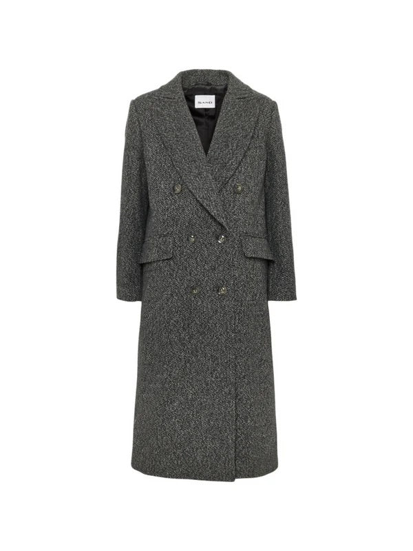 Grå Long Sedum Coat - Stilshoppen