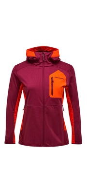 W Utility Light Zip Hood - Stilshoppen