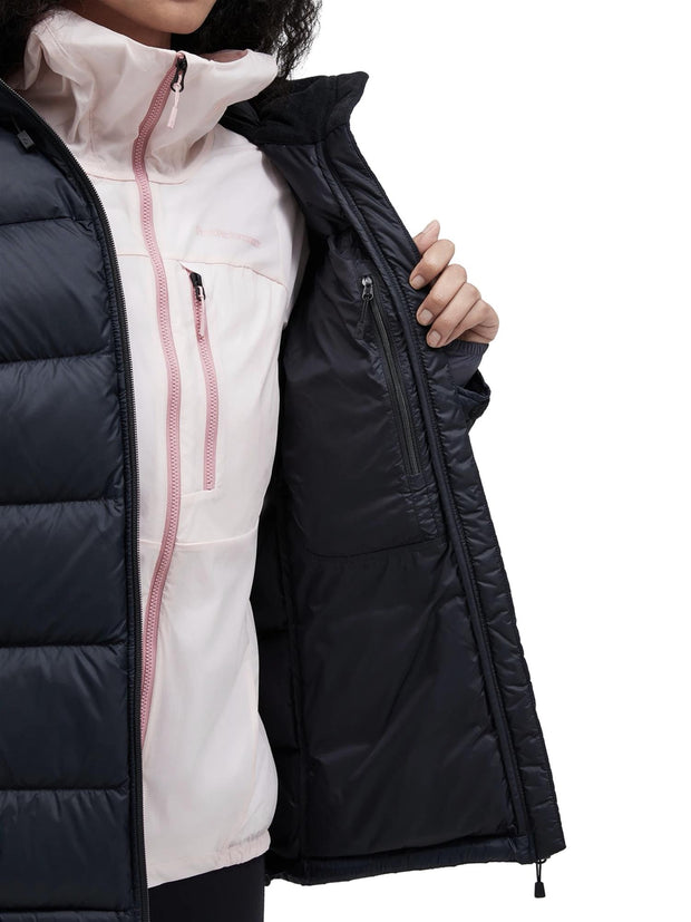 Black W Frost Down Short Coat - Stilshoppen