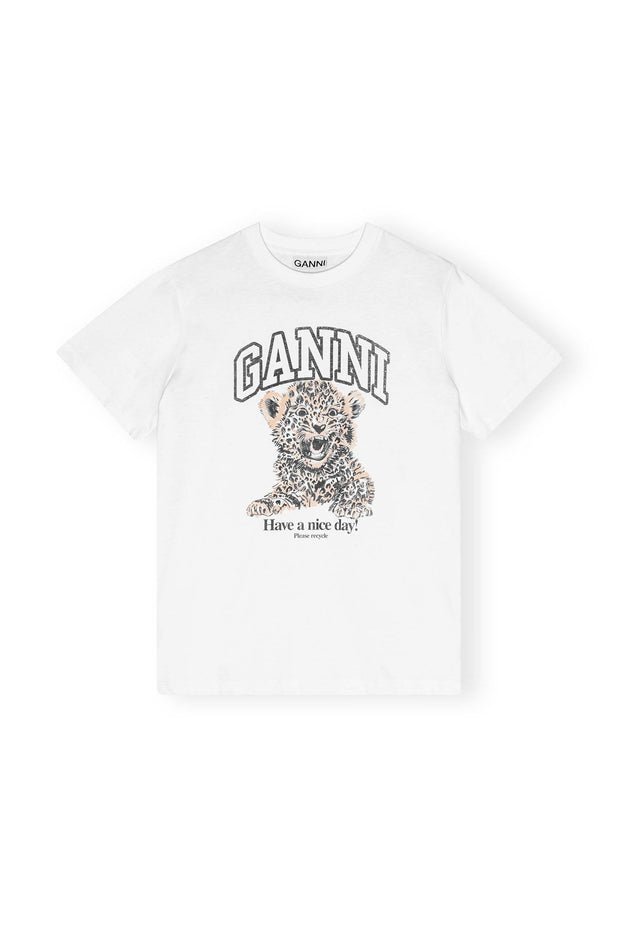 Leopard Basic Jersey Leopard Relaxed T-shirt