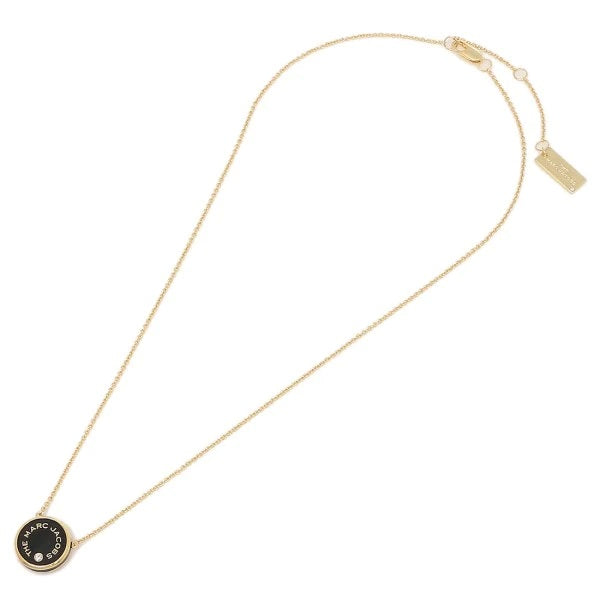 Sort/cream The Medallion Pendant - Stilshoppen