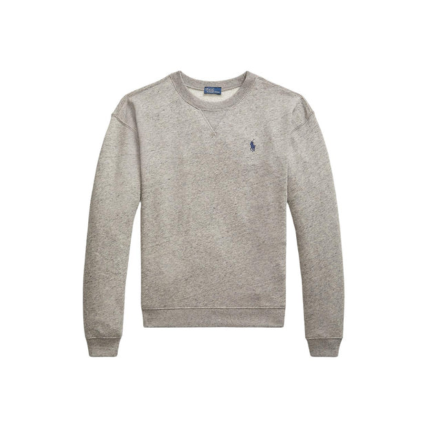 Grå Fleece Crewneck pullover - Stilshoppen