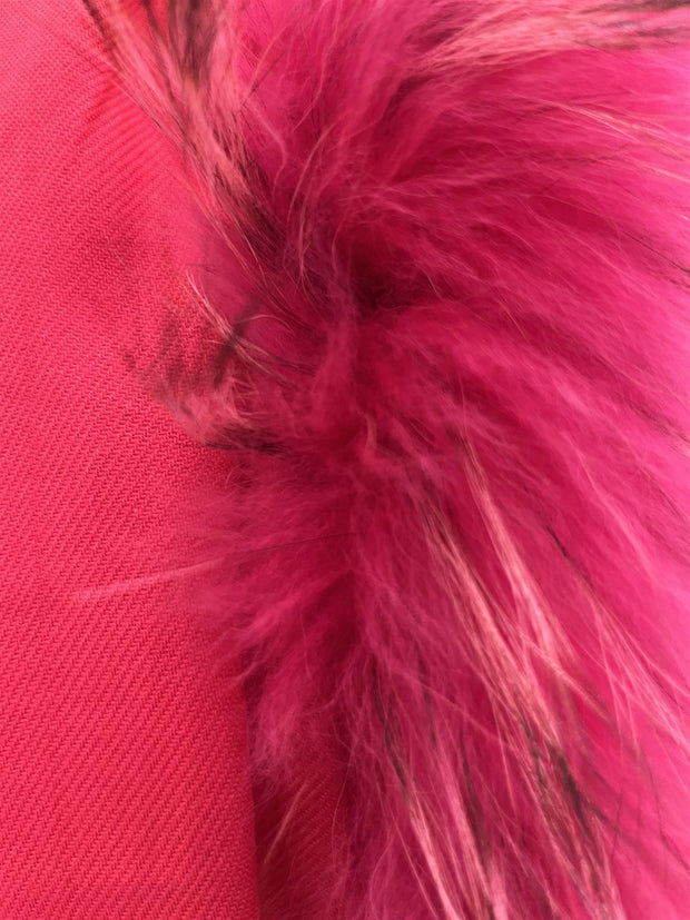 Fuchsia Pelsskjerf - Stilshoppen