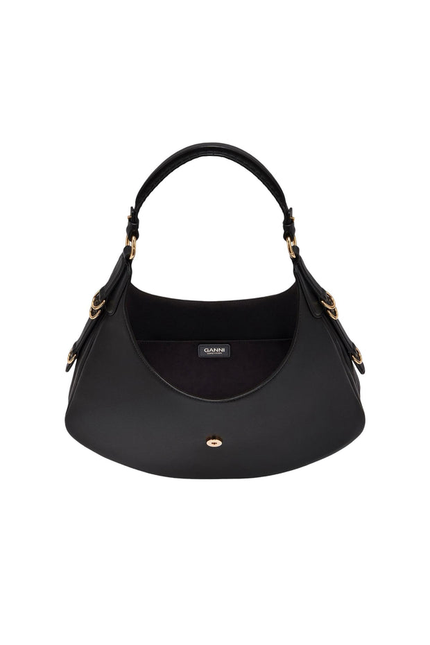 Sort Kat Small Gold bag - Stilshoppen