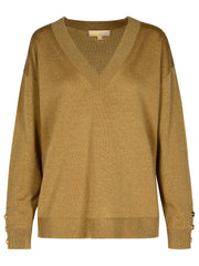 Dark Camel Merino sweater - Stilshoppen