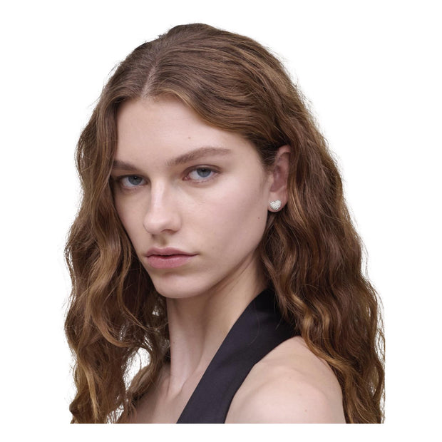 Sølv/Crystal Daisy Pave Earrings