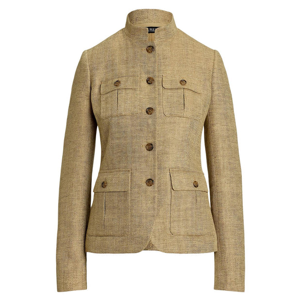 Jathnay Herringbone Linen Blazer - Stilshoppen