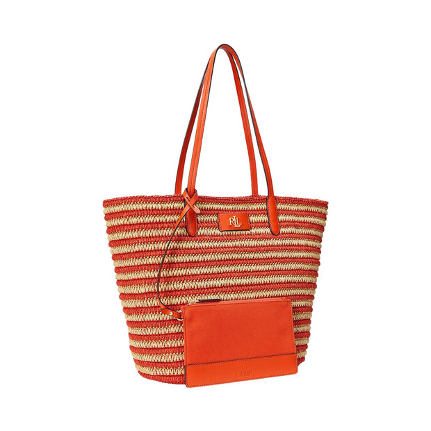 Striped Straw Large Brie Tote Bag - Stilshoppen