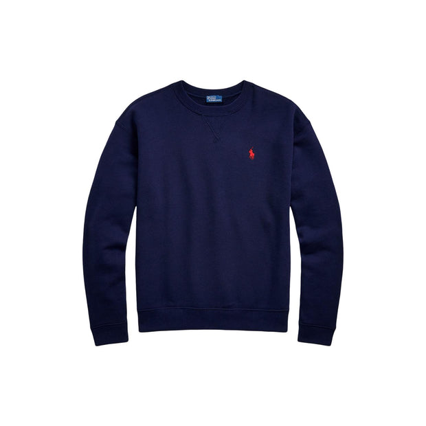 Navy Fleece Crewneck pullover - Stilshoppen